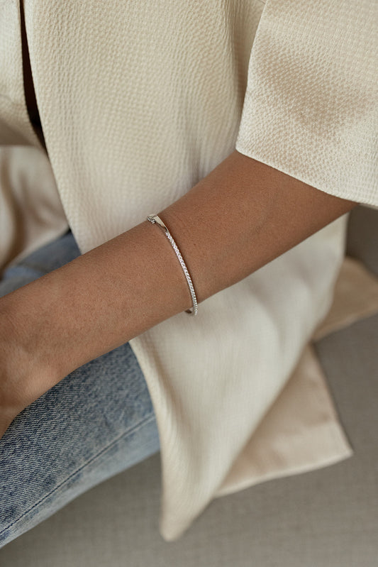 Bangle diamantes