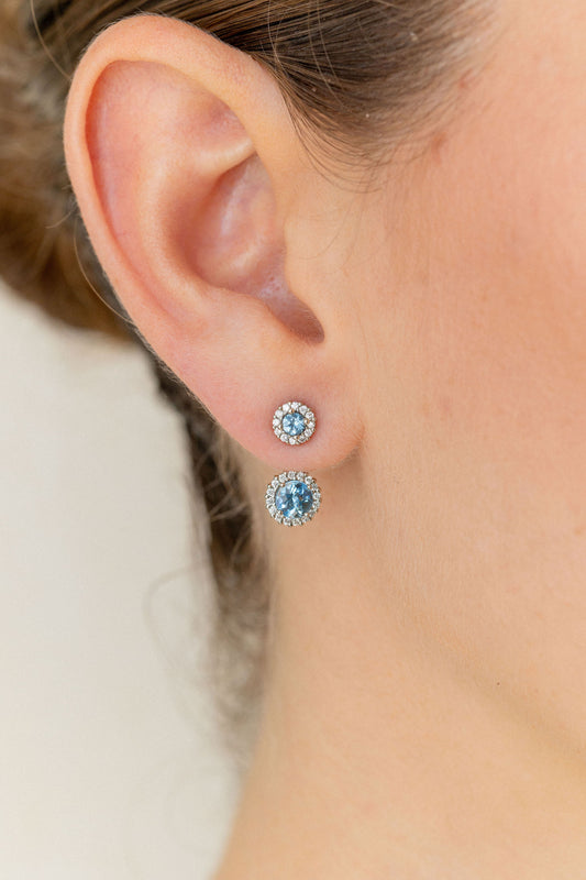 Aretes Malibú doble